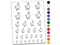 Goose Standing Ominously Temporary Tattoo Water Resistant Fake Body Art Set Collection